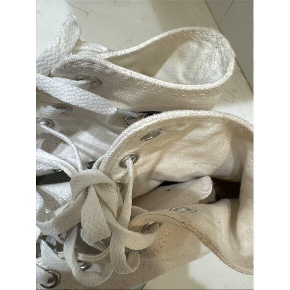 Converse Unisex Chuck Taylor All Star Hi-Top, Optic White, Size M6.5/W8.5 - Picture 6 of 16